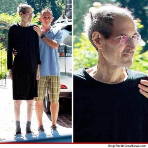 Ultima foto conocida de Steve Jobs con cancer