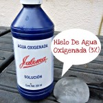 hielo agua oxigenada