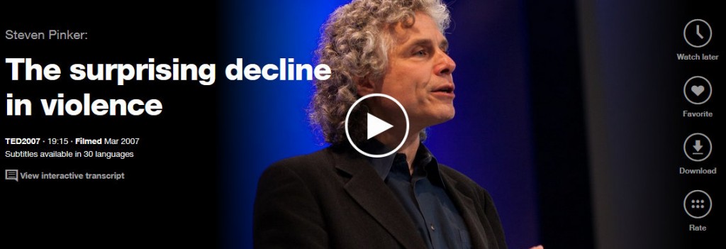 menos violencia steven pinker